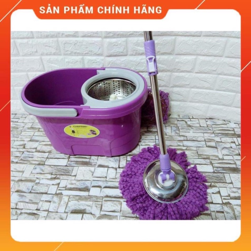 Bộ Lau Nhà LOCK&amp;LOCK | Hikari | Chefman tặng kèm 2 Bông Lau thay thế (Hàng chính hãng - Bảo hành 12 tháng)