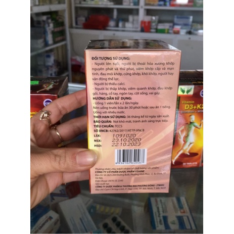 Viên dưỡng khớp Shine Joint new hộp 60 viên