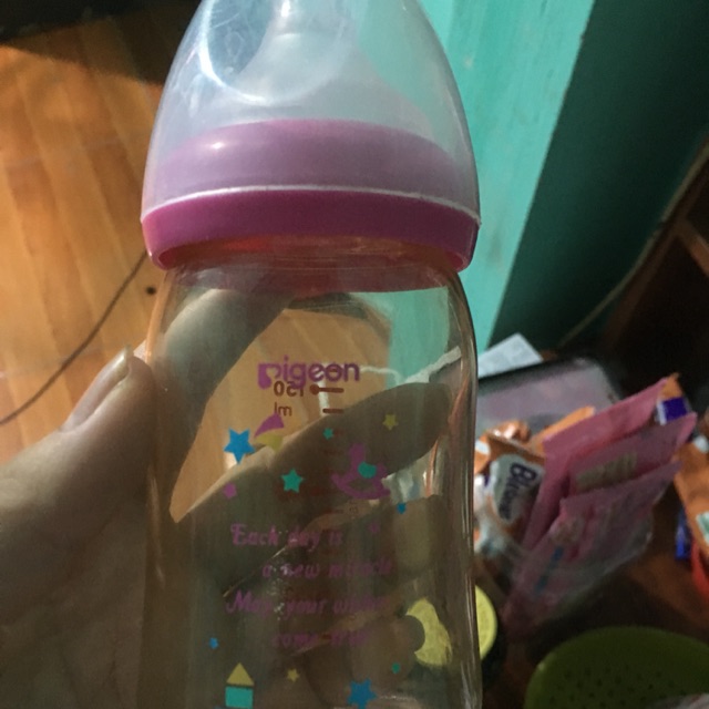 Thanh lý bình piegon 150ml-1 núm ti thay thế size M