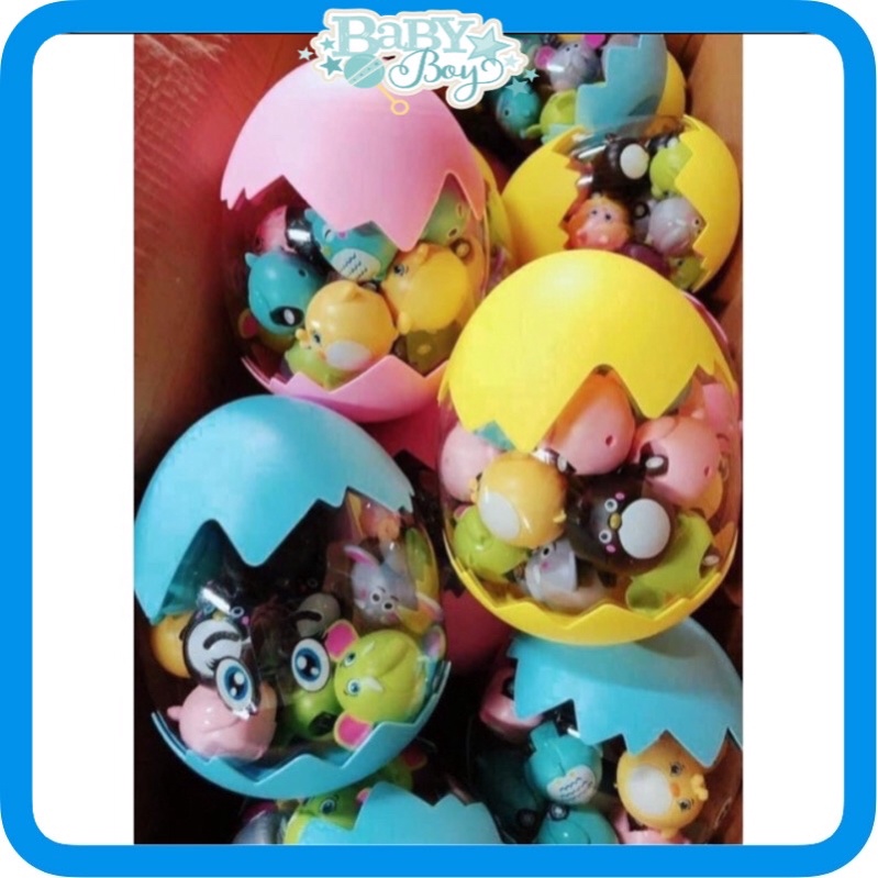 Set 20 con vật chạy đà trứng thú chạy cót cho bé thoả sức vui chơi cùng vườn thú tại nhà