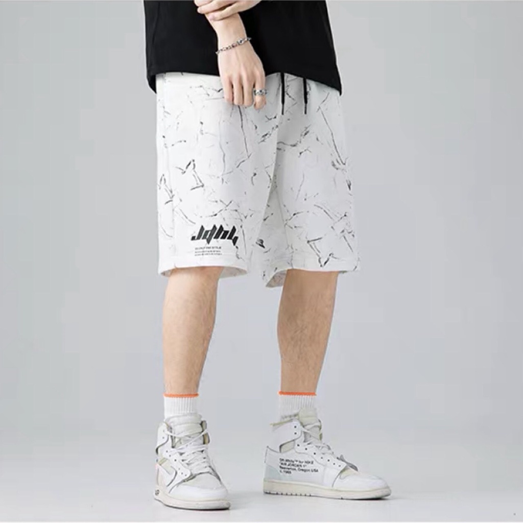 ❤ MẪU HÓT ❤ Quần Short Nam Nữ Thể Thao Tập Gym Form Rộng Vải Poly 2 Da Co Dãn 4 Chiều Thoáng Mát Loang Tía Chớp