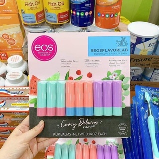 Vỉ 9 Cây Son dưỡng EOS 100% Organic dạng thỏi