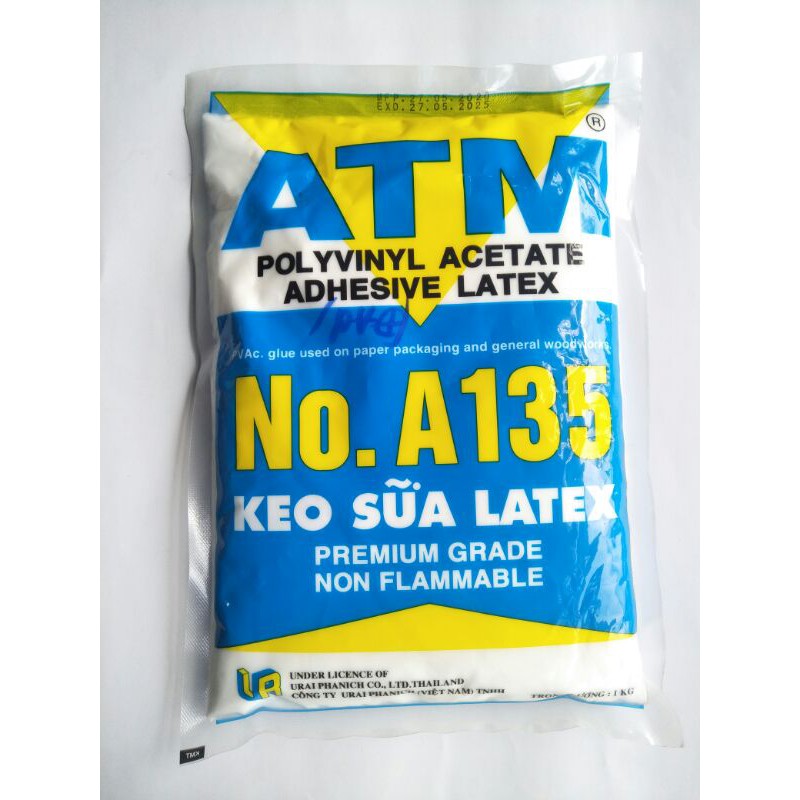 Keo Sữa LATEX “ATM” Số A-135 Không Gây Cháy 1kg