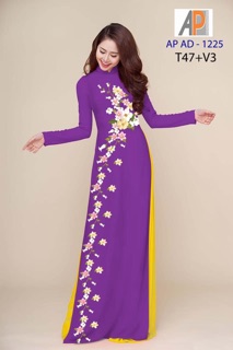 Vải áo dài đơn giản