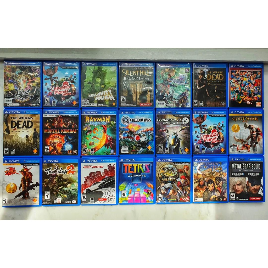 Máy Chơi Game Ps Vita 2000 - PSV 2000 (Kho GameFree 5000+ PSP/PS1/GBA/NES/SNES/GAME THÙNG...) Đầy Đủ Phụ Kiện