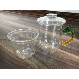Cốc pha trà thủy tinh zeno CLL04