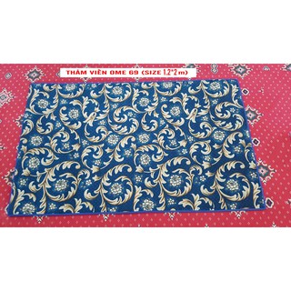 Thảm sofa phòng khách xanh dương