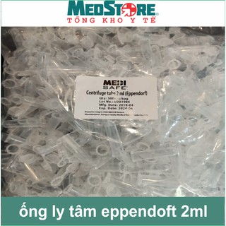 Combo 100 ống ly tâm Eppendorf các size 1,5ml, 2ml