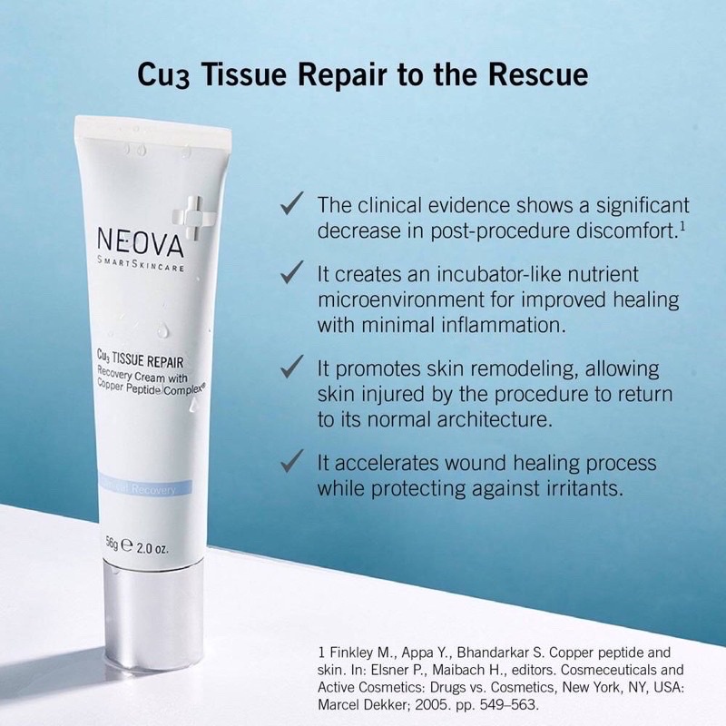 Kem dưỡng Peptide Đồng phục hồi da - NEOVA Cu3 RECOVERY LOTION 100ml - Bác Sĩ Dá Liễu An