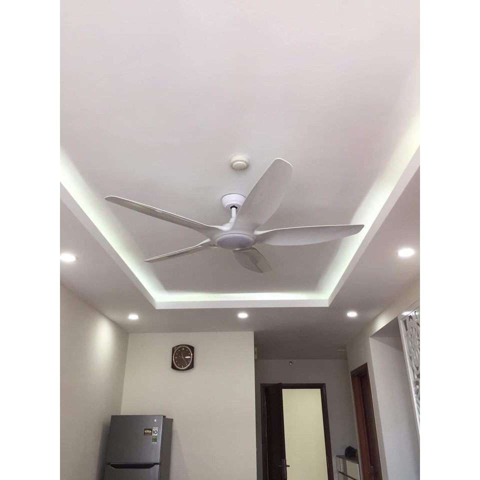 Quạt Trần Cao Cấp, Sải cánh lớn 1,52m, Động cơ DC cực bền và êm, LED 24w, có remote