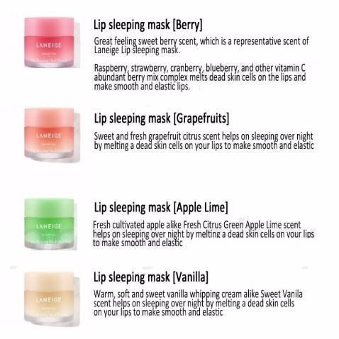 (Tách set chuẩn authetic) Mặt Nạ Ngủ Cho Môi Laneige Lip Sleeping Mask