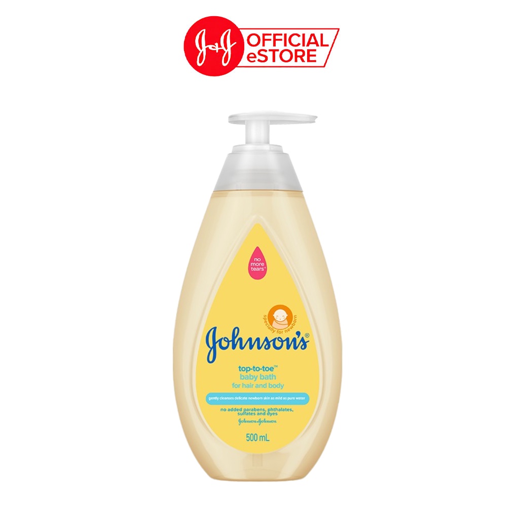 Sữa tắm gội toàn thân Johnson's TOP TO TOE 500ml