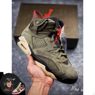 Giày Travis Scott x Air Jordan 6 (hàng 1:1)