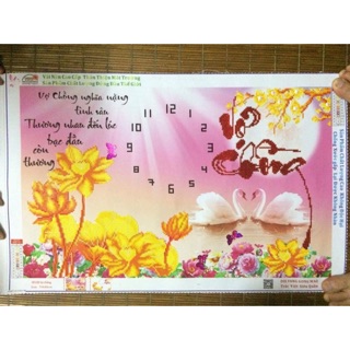 Tranh gắn đá thành phẩm chưa khung