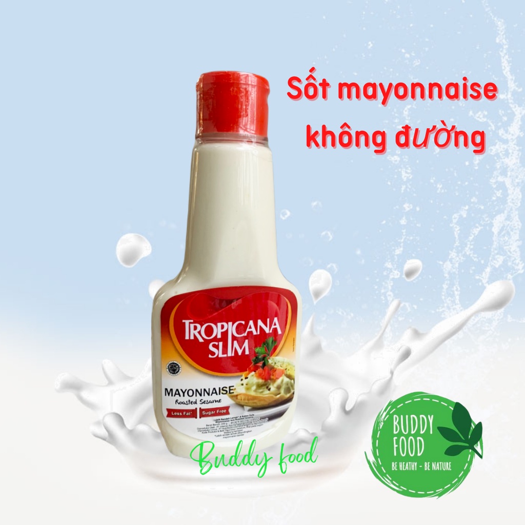 Sốt Mayonne Mè Rang Tropicana Slim Không Đường Ít Béo