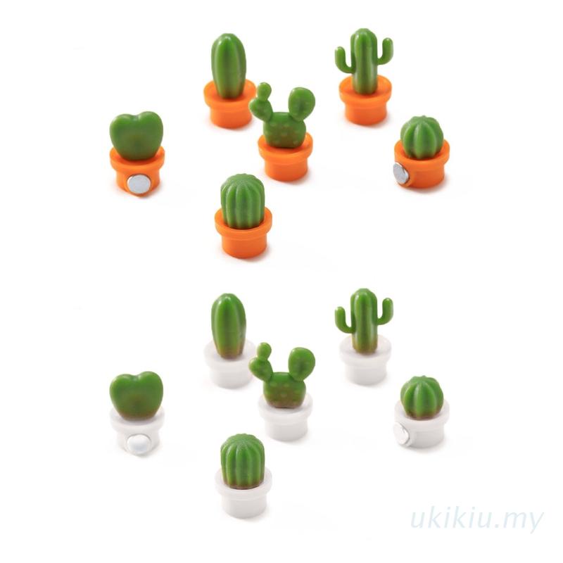 Set 6 nam châm gắn tủ lạnh hình cây xương rồng dễ thương