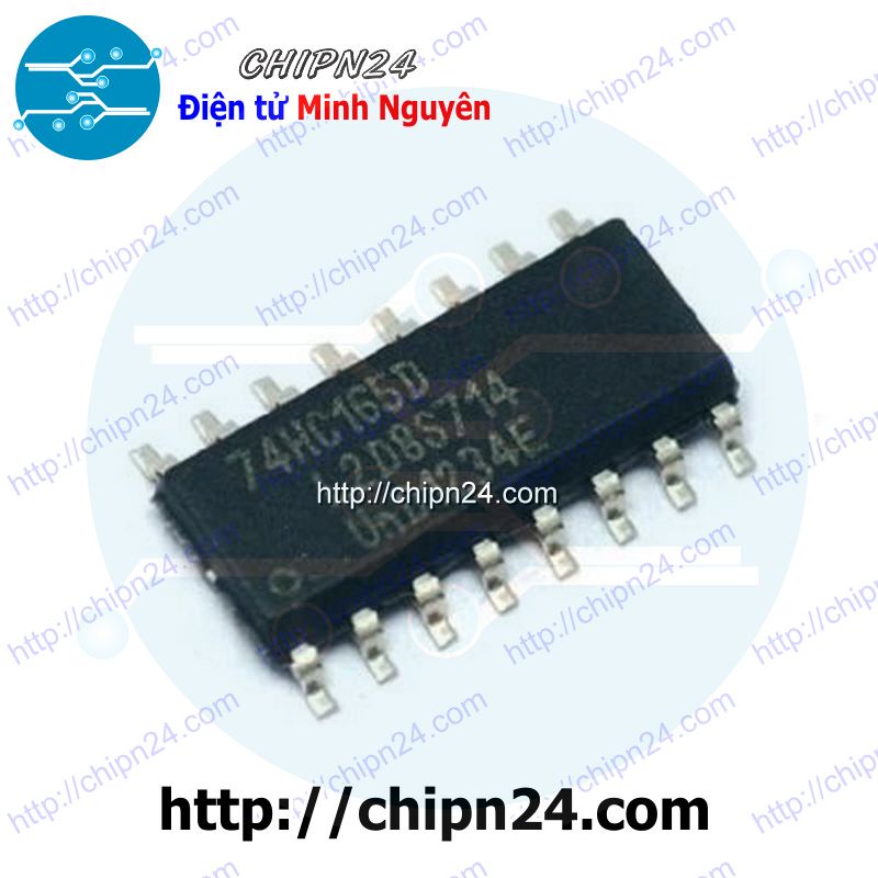 [3 CON] IC 74HC165 SOP-16 (SMD Dán) (74HC165D 74165)