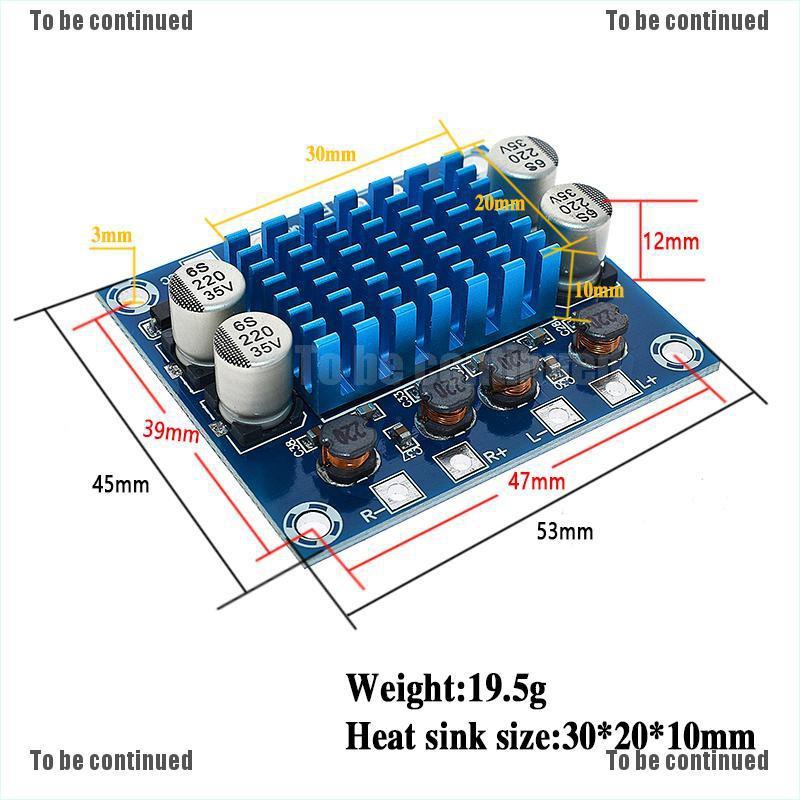 Bảng mạch khuếch đại âm thanh CHANNEL Tpa3110 Xh-A232 30w + 30w 2.0 chất lượng cao