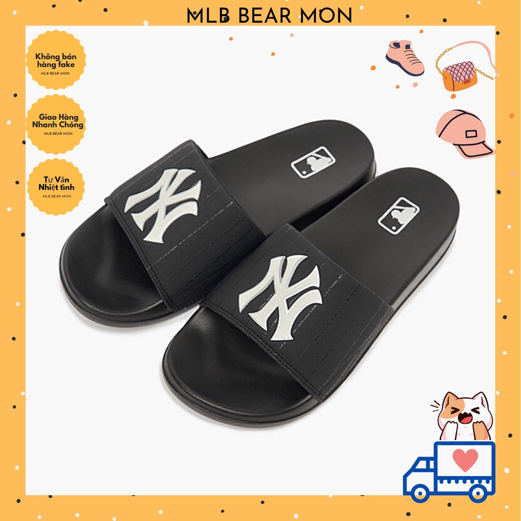Dép MLB New Mound New York Yankees 3Alpad323-50Bks Màu Đen