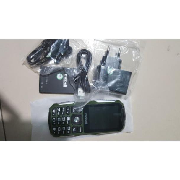 Điện thoại Mobell Rock 1 loa to pin trâu sóng khỏe 2 sim chính hãng BH12T
