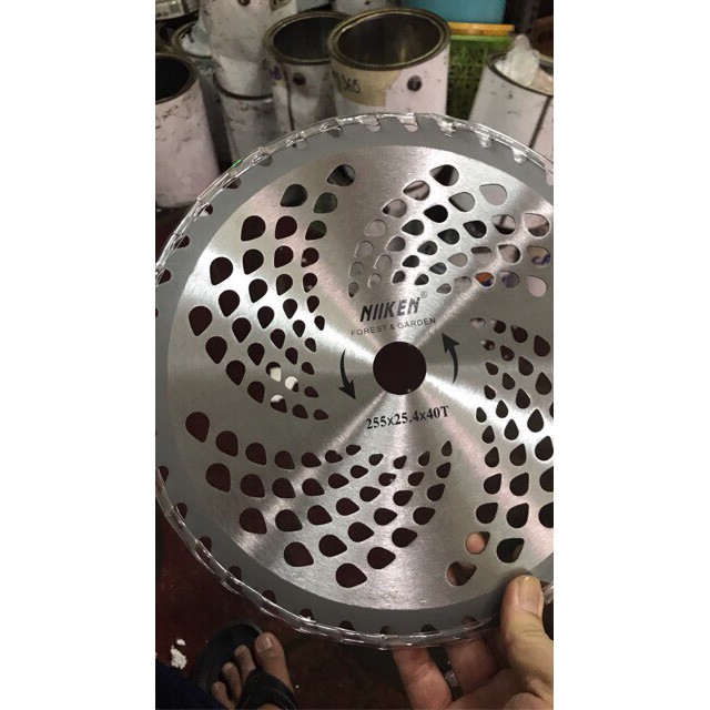 Lưỡi cắt cỏ tròn hợp kim tiêu chuẩn Made in Japan