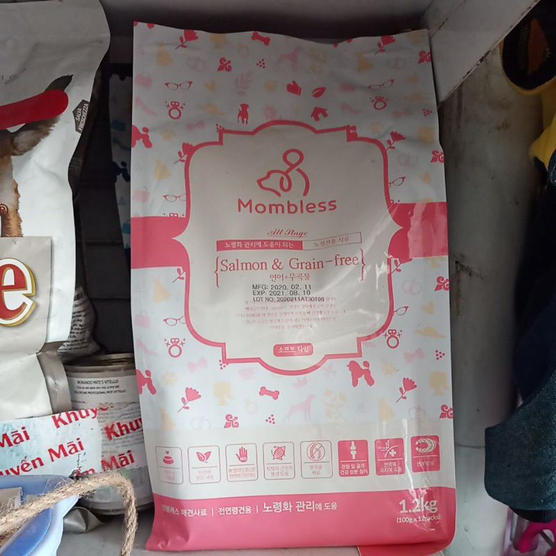THỨC ĂN Hạt mềm cho chó Mombless 1,2kg