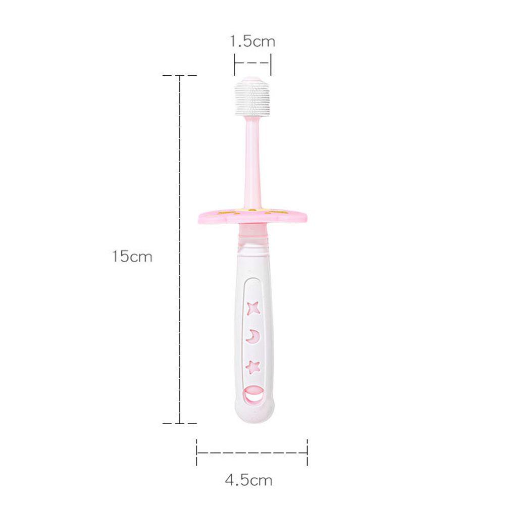 Bàn Chải Đánh Răng Nano Cấp Thực Phẩm Xoay 360 Độ Thoáng Khí An Toàn Dành Cho Trẻ