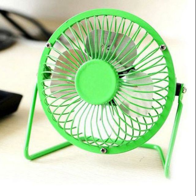 [LOẠI LỚN-20CM] Quạt lồng sắt làm mát nguồn USB (loại lớn 819) Đen & Xanh, Quạt để bàn mini siêu mát 3 cánh to, quạt USB | BigBuy360 - bigbuy360.vn