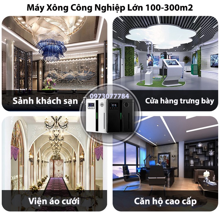 Máy Khuếch Tán Tinh Dầu Công Nghiệp Aroma (Không dùng nước) - 8W 160ml