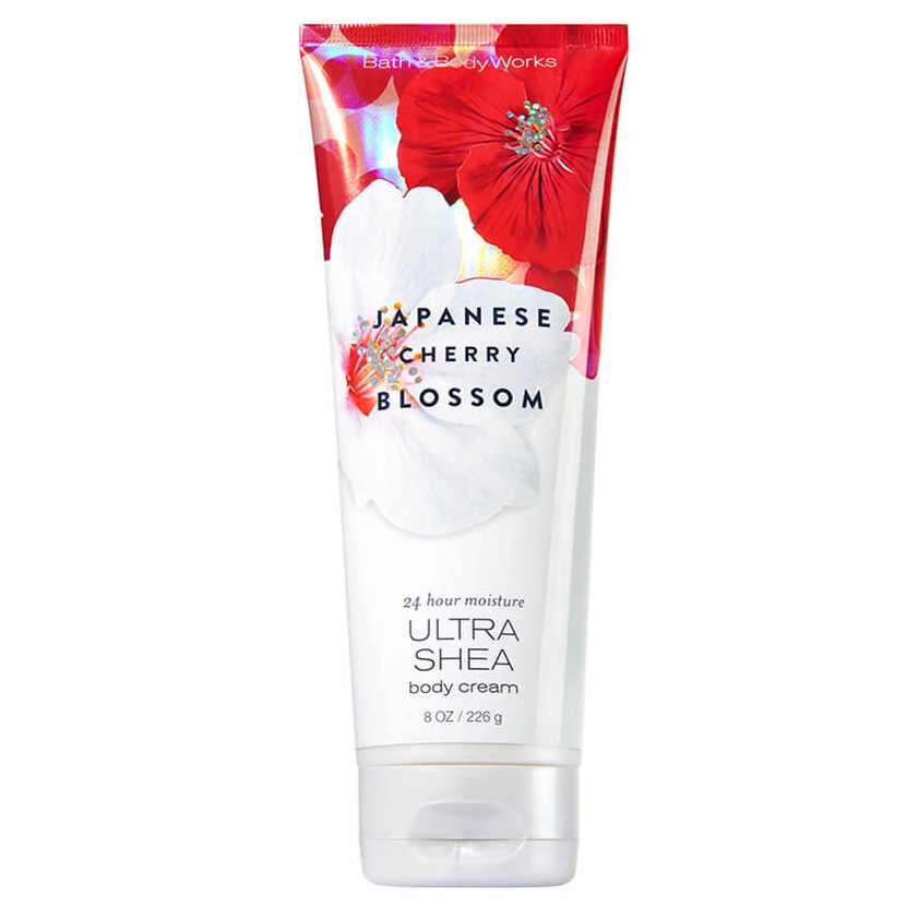 [226g] Dưỡng Thể Japanese Cherry Blossom Body Cream Bath & Body Works 24 Hour Moisture Ultra Shea Body Cream