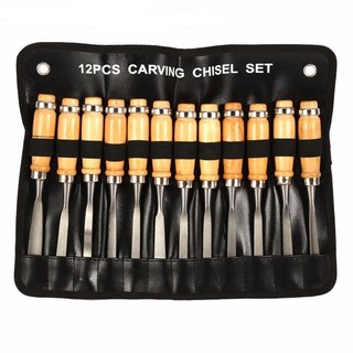 Bộ 12 mũi dao đục gỗ,khắc gỗ đa năng cao cấp