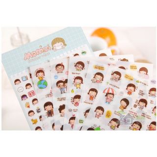 Set 6 tấm sticker momoi