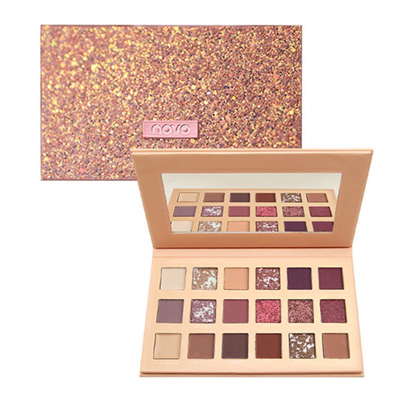 Bảng phấn mắt 18 màu mắt thương hiệu NOVO | BigBuy360 - bigbuy360.vn