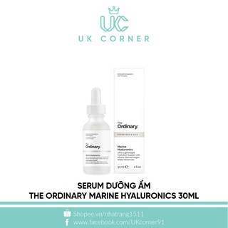 [Bill UK] Serum dưỡng ẩm The Ordinary Marine Hyaluronics 30ml