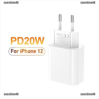 Cục sạc nguồn USB loại C PD nhanh 20W gắn tường cho Iphone/Ipad/Samsung