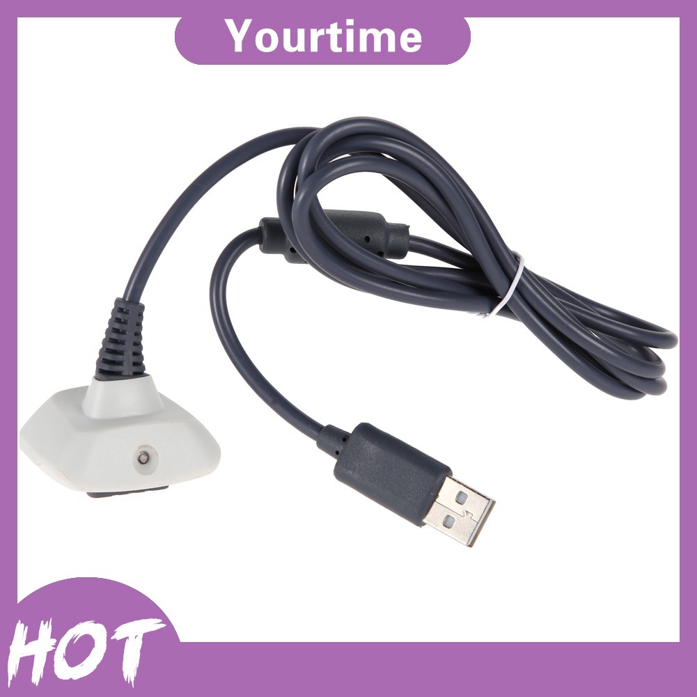 High Quality USB Play Charging Adapter Charger Cable Cord for XBOX 360 Wireless Controller