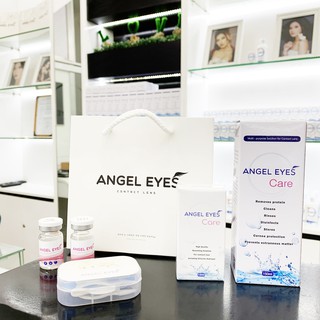 Giá tốt combo nước ngâm lens 150ml + nhỏ mắt lens 13ml angel eyes care - ảnh sản phẩm 3