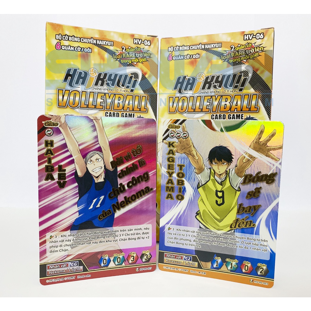 Bộ cờ bóng chuyền Haikyu - Hộp cờ mở rộng HV-06 - Let's Go Tokyo - 1 hộp/24 gói