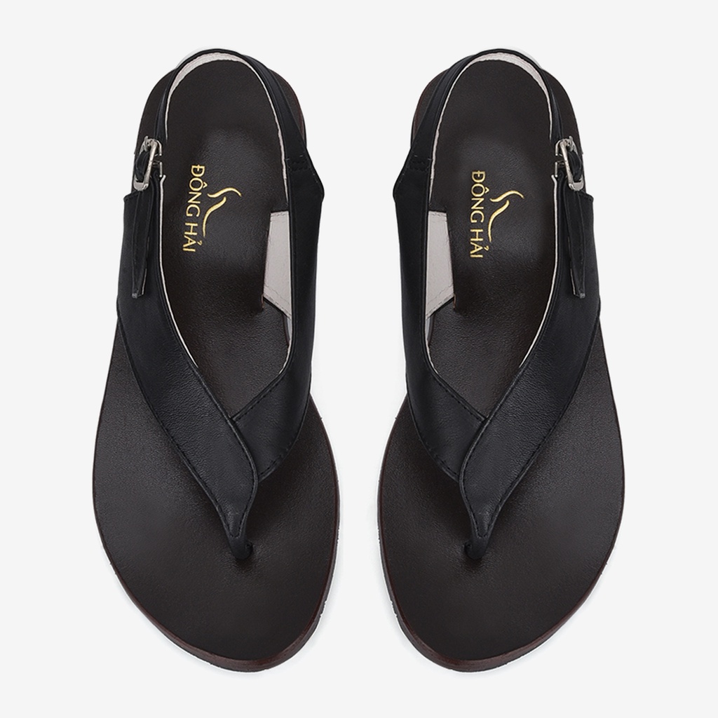 Giày Sandal đế bằng nữ Đông Hải thiết kế quai xỏ ngón thời trang đế bằng dễ di chuyển - S5636