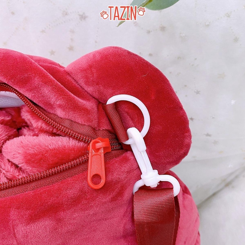 Bộ Chăn Gối Mền Nằm Ngủ Lotso Có Dây Đeo Chéo Cao Cấp Tazin