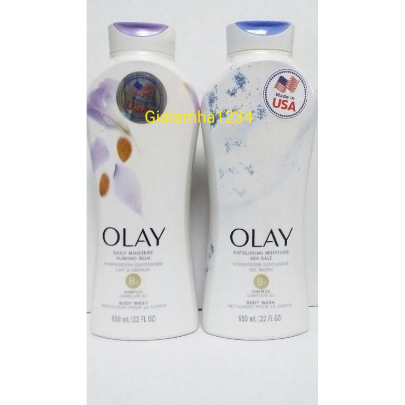 Sữa Tắm OLAY Mỹ Các Mùi 650ml