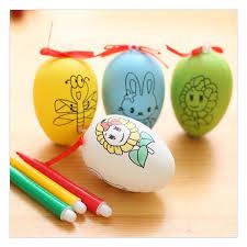[ĐỒ CHƠI TRẺ EM] Trứng tô màu độc đáo cho bé - Đồ chơi trứng tô màu