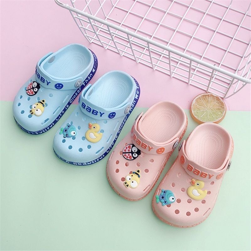 Giày sandal đế mềm chống trượt xinh xắn theo phong cách mùa hè dành cho bé 2021