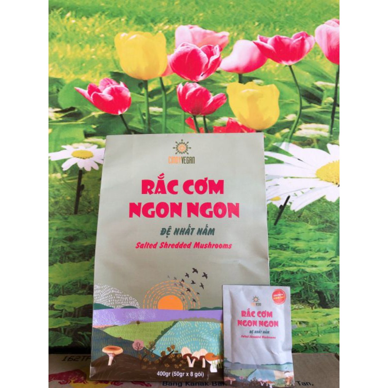 rắc cơm ngon ngon_đệ nhất nấm và muối vừng thập toàn mĩ vị(gói 400g)kèm gói nhỏ dùng thử