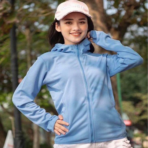 Áo chống nắng thông hơi, áo khoác nữ chống tia UV nhiều màu chất liệu co giãn thâm hút tốt mã ACNNTH