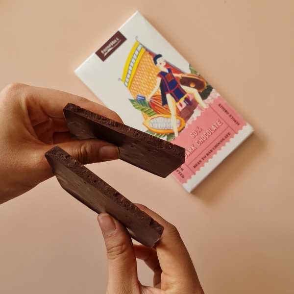 Socola Đen Nguyên Chất 60% Stone Hill Cocoa Products 75g