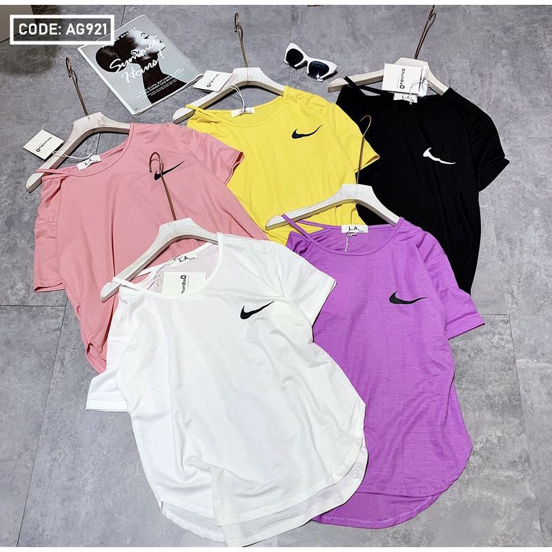 Áo thun nữ lai bầu cá tính hàng Quảng Châu/GUANGZHOU female t-shirt | BigBuy360 - bigbuy360.vn