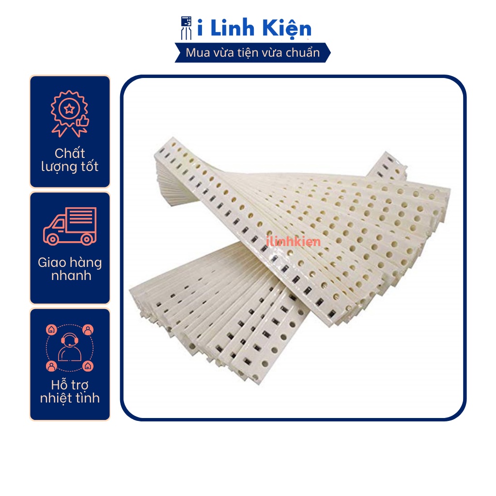 Điện trở dán 1206 1/4W 680K - 4.7M 1% chất lượng tốt