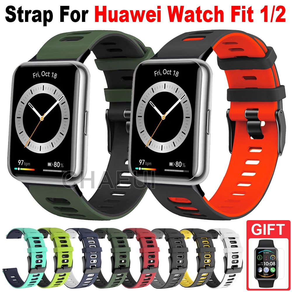 Dây Đeo Silicone Cho Đồng Hồ Thông Minh Huawei Watch Fit 2