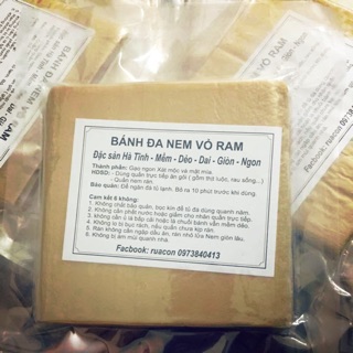 Bánh da nem Vỏ ram Hà tinh.